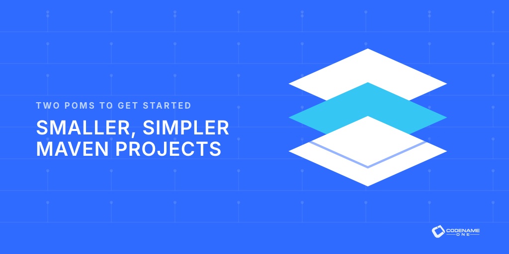 A smaller Maven project grows platform modules as needed